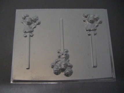 394sp Pink Cousin Chocolate or Hard Candy Lollipop Mold 394sp Pink Cousin Chocolate or Hard Candy Lollipop Mold